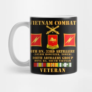 Vietnam Combat Veteran - 6th Bn 33rd FA - 108th Artillery Group w VN SVC Mug